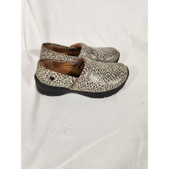 Nurse Mates Womens Libby Comfort Non-Slip Clog Pebble Whimsy Grunge 7M - Picture 2 of 11